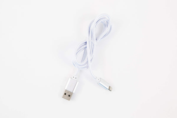 White Braided iPhone Cable